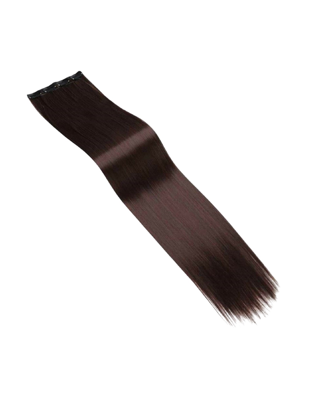 

camola deva 5 Clip-In Ponytail Straight Hair Extension - Brown - 24 Inch