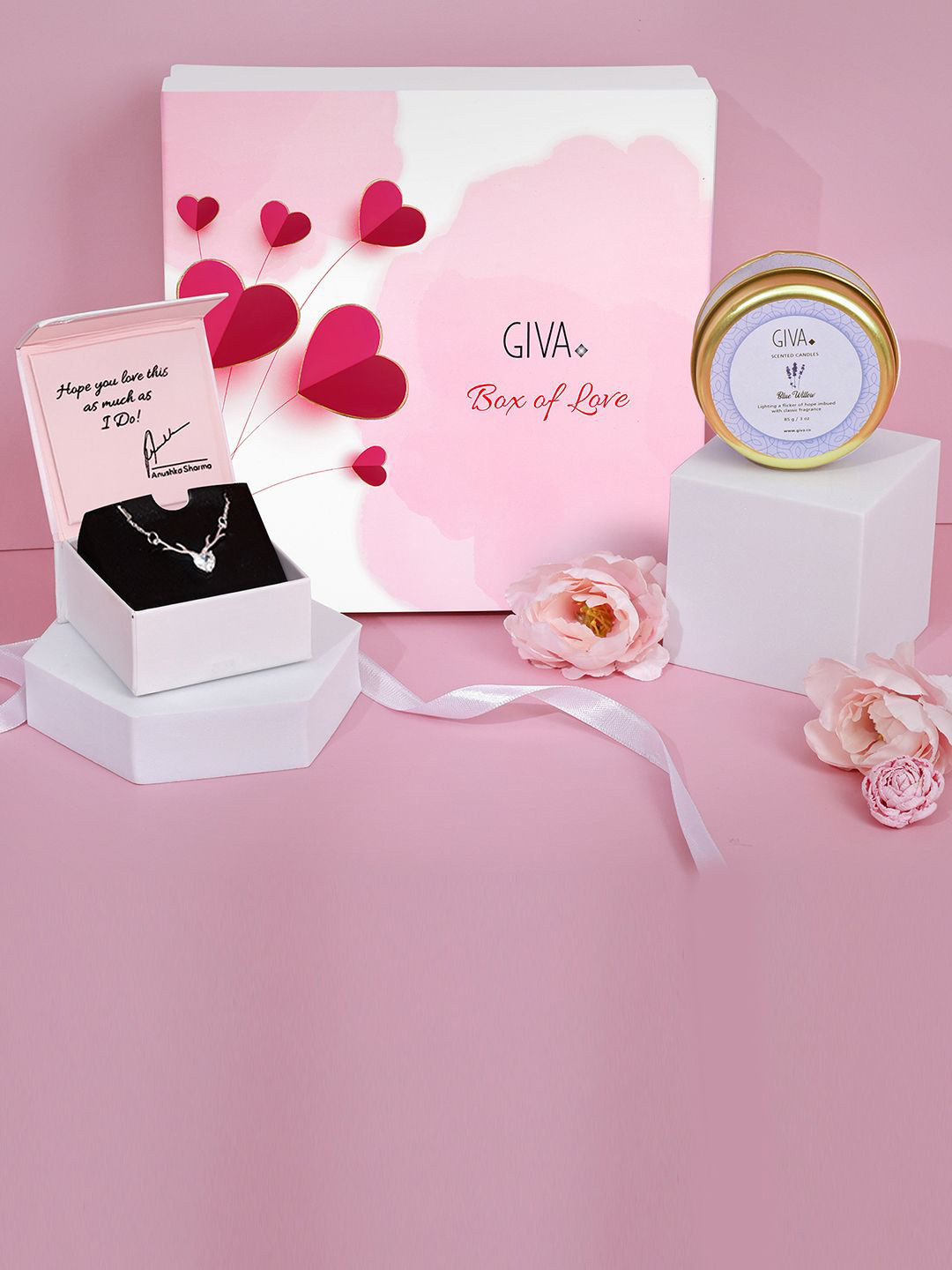 

GIVA 925 Sterling Silver Stone Studded Sweet Surrender Gift Box