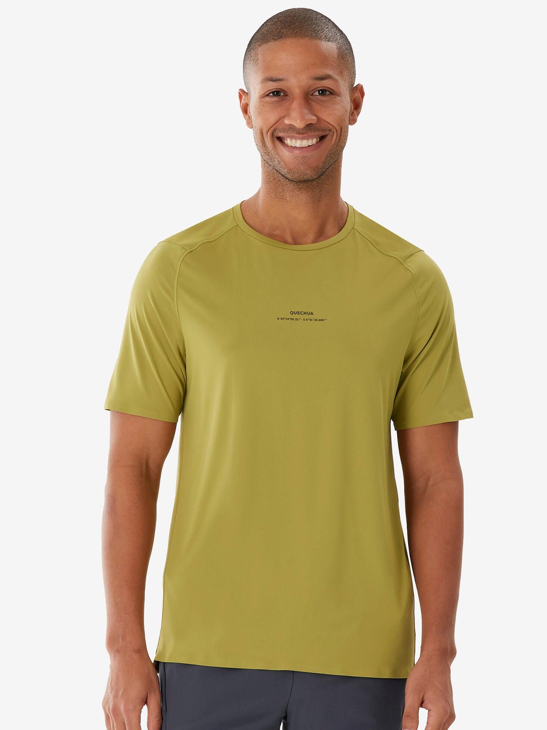 

Quechua By Decathlon Men Graphic Printed Round Neck T-shirt, Green