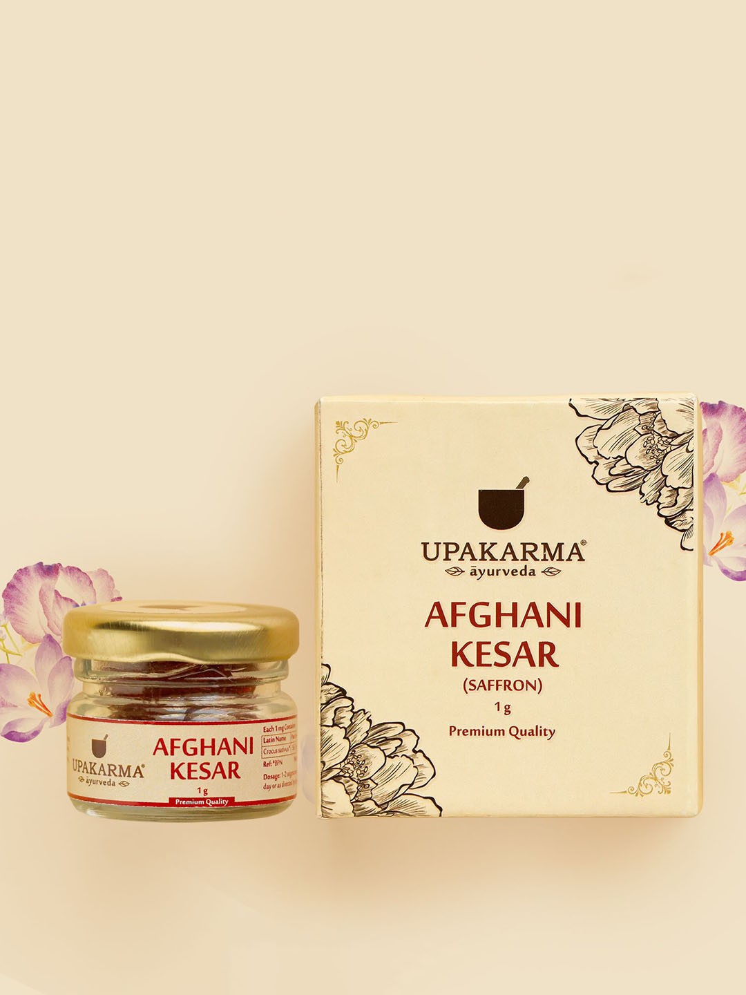 

UPAKARMA Afghani Kesar - 1g, Beige