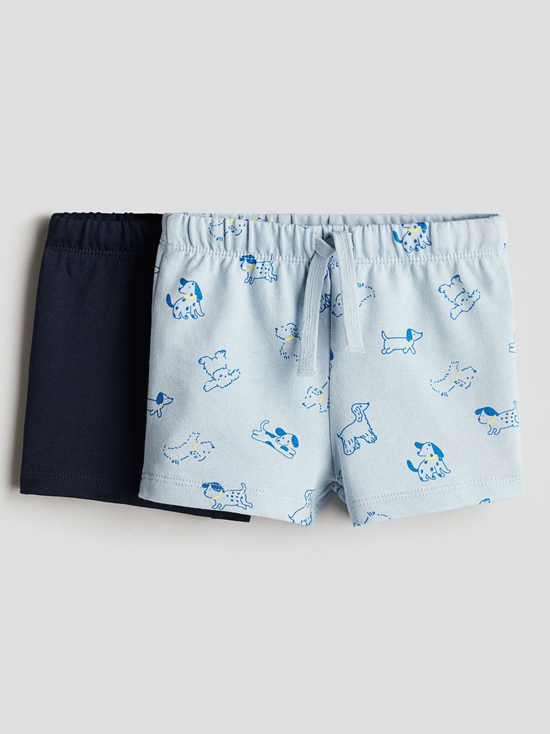 

H&M 2-Pack Cotton Shorts, Blue