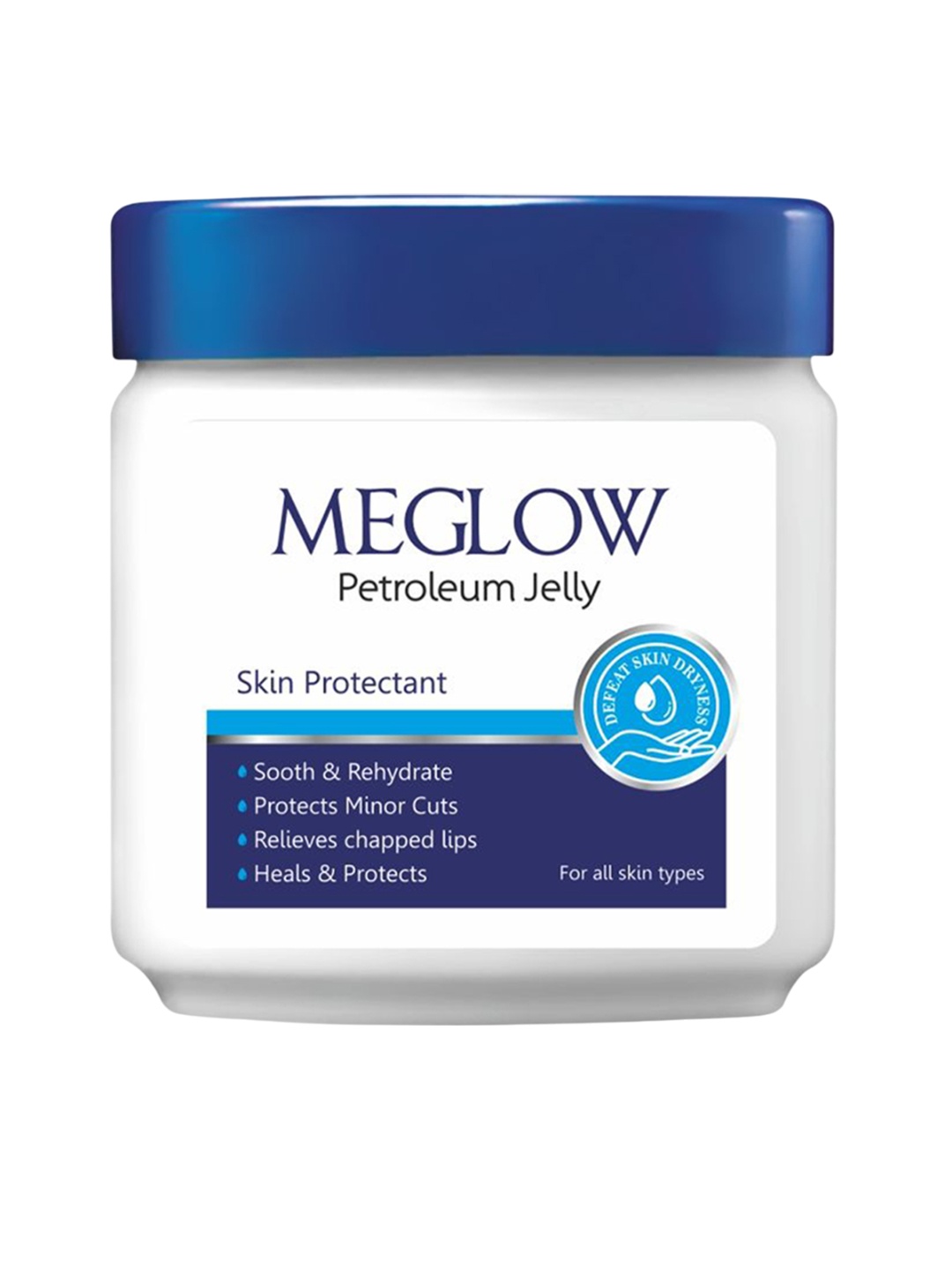 

Meglow Set Of 3 Petroleum Jelly - 100 g Each, White