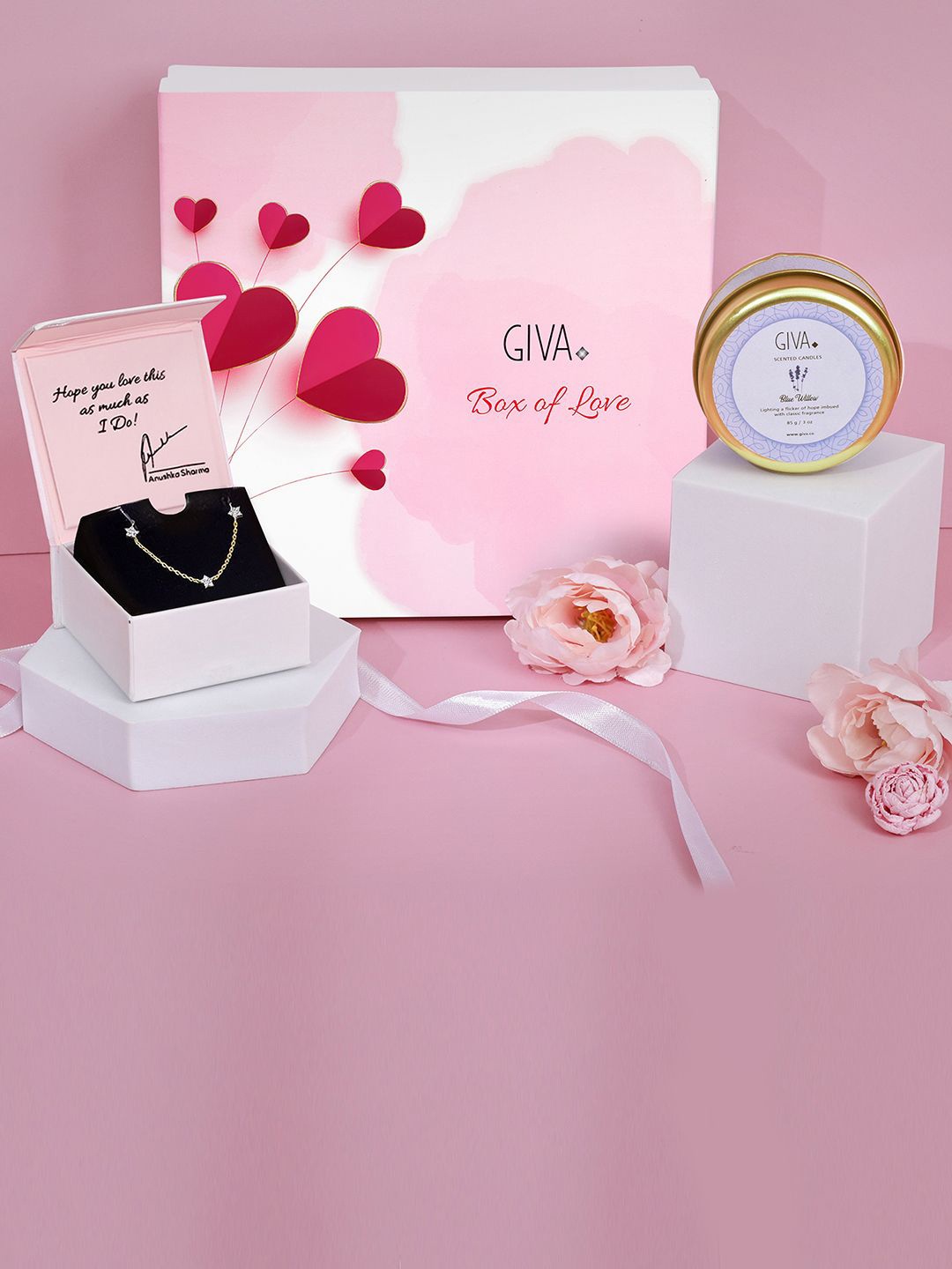

GIVA 925 Silver The Love Capsule Gift Box, Gold
