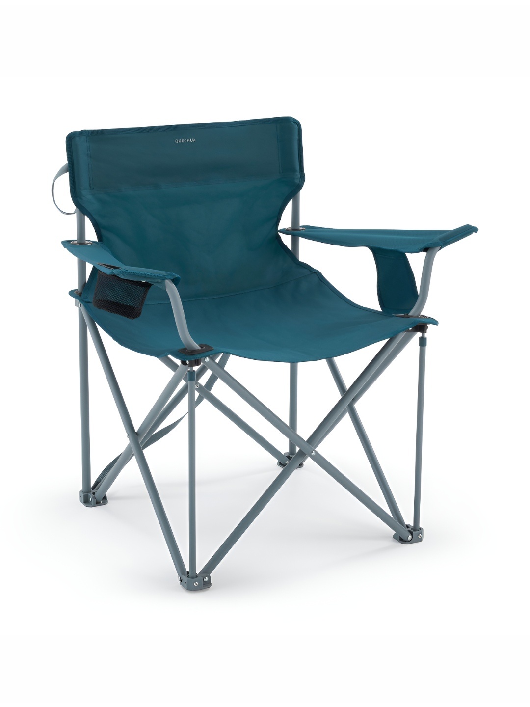 

Quechua By Decathlon Teal Blue Camping Folding Chair