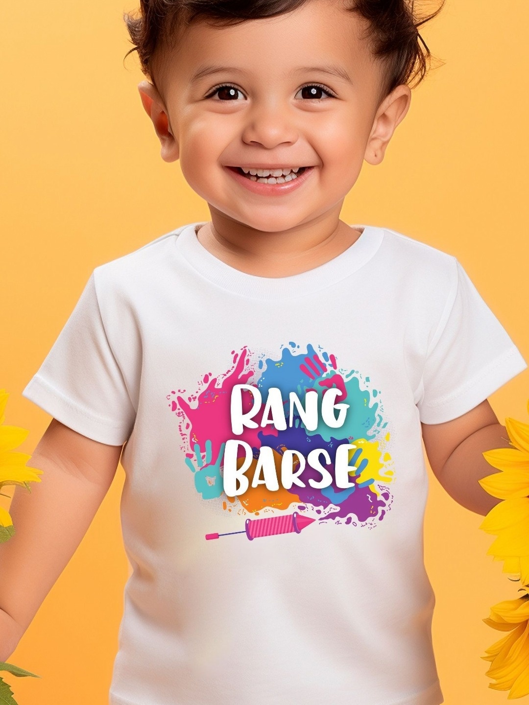 

KNITROOT Kids Printed Sublimation T-shirt, White