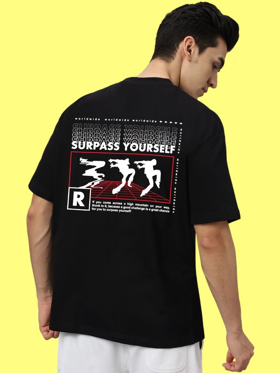 

Wear Your Opinion Men Graphic Printed Round Neck Cotton Relaxed Fit T-shirt, Black