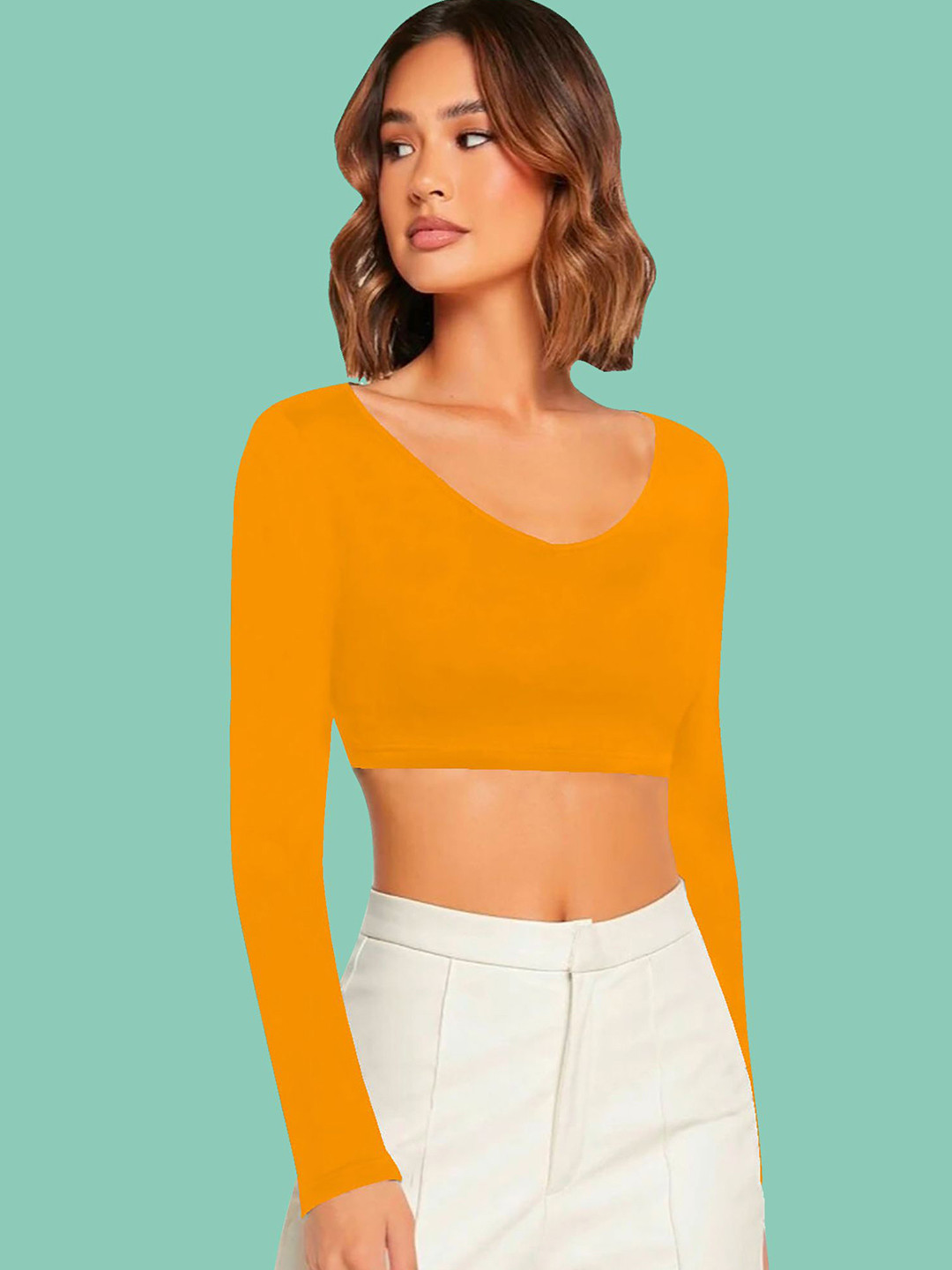 

Dream Beauty Fashion Crop Top, Yellow