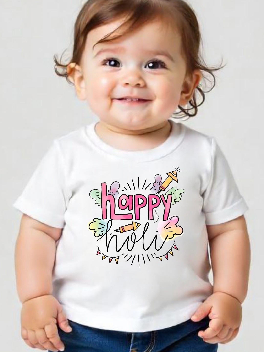 

KNITROOT Kids Printed Sublimation T-shirt, White