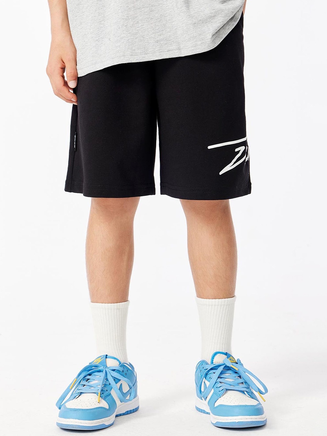 

LULU & SKY Kids High-Rise Regular Fit Shorts, Black