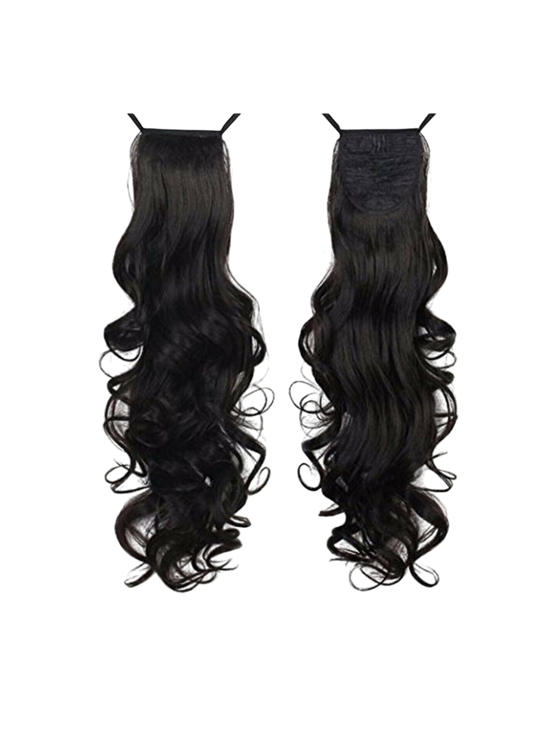 

camola devaTape-In Wavy Ponytail Hair Extension - Black - 55.88 cm