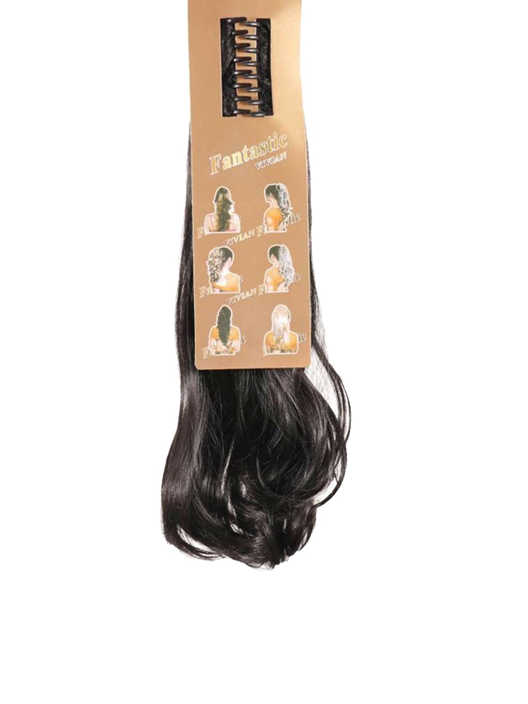 

camola deva Wavy Clip-In Hair Extension - Brown - 18 Inch