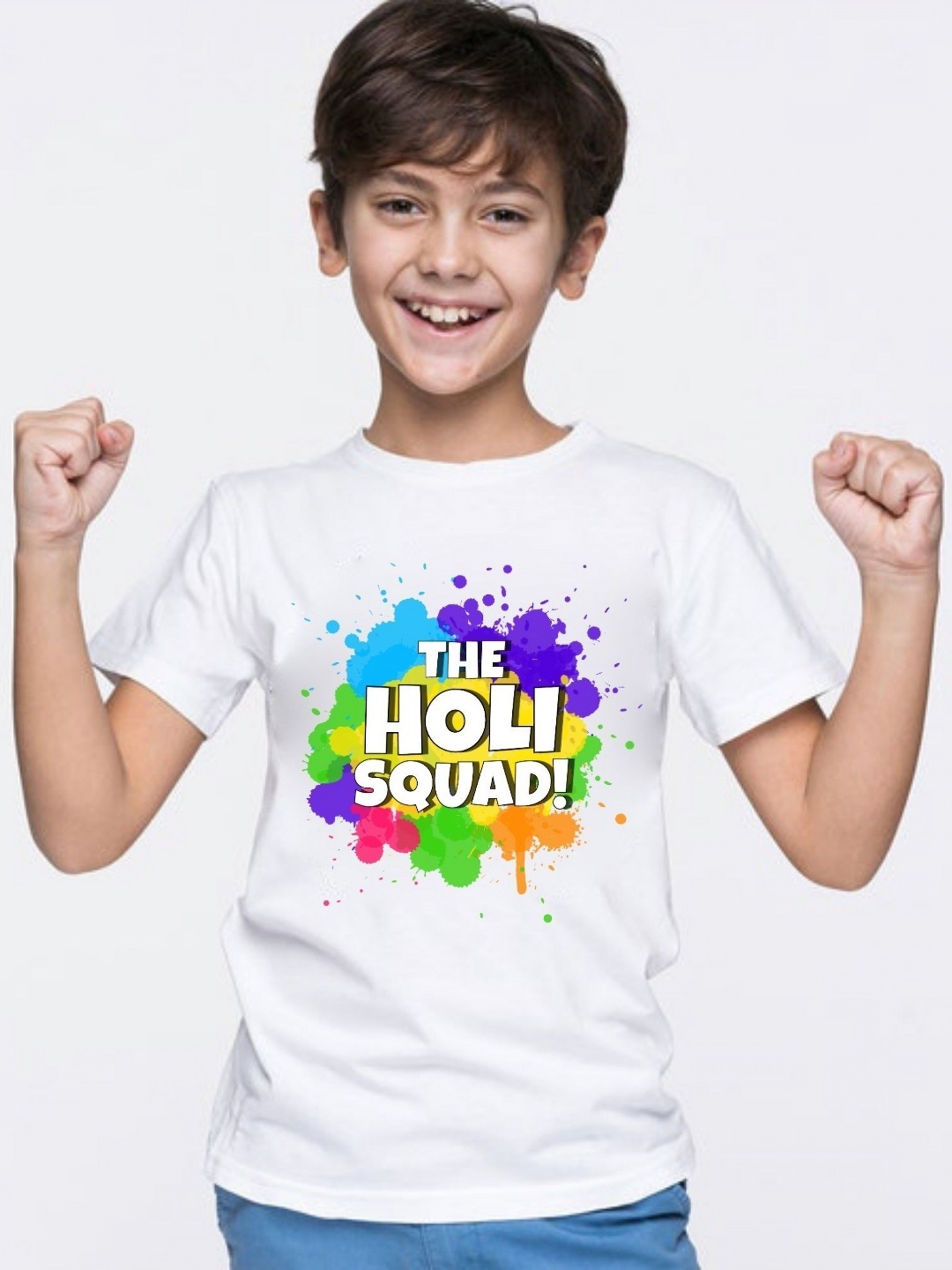 

KNITROOT Kids Printed Sublimation Applique T-shirt, White