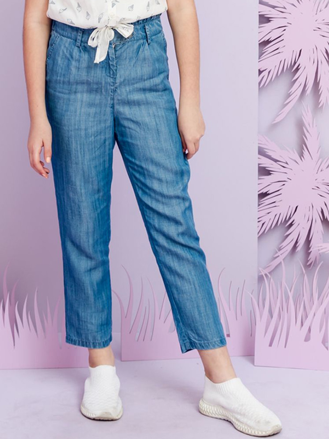 

FOREVER FRIDAY Girls Trousers, Blue