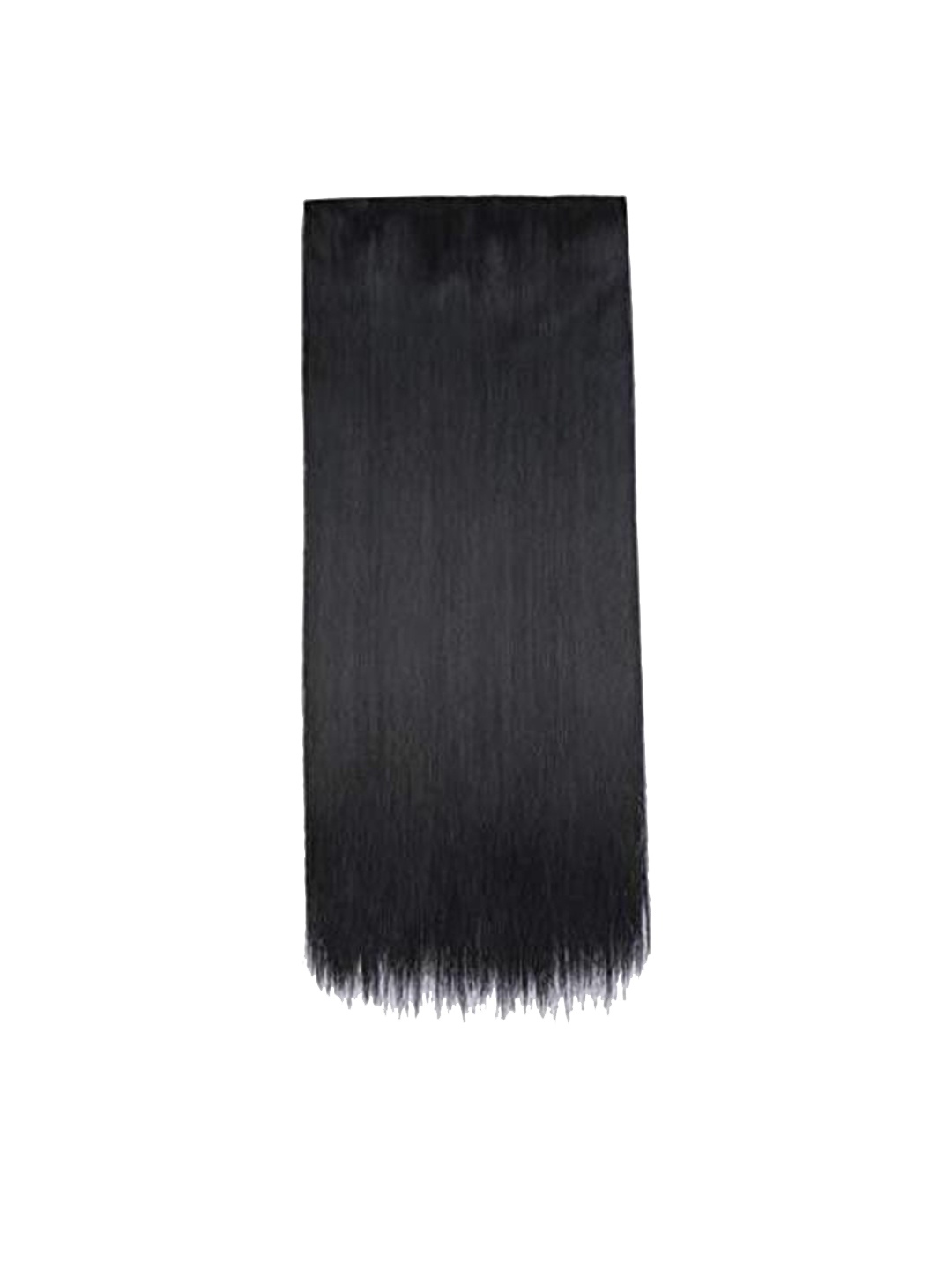 

camola deva Clip-In Straight Scalp Topper Hair Extension - Black - 24 Inch