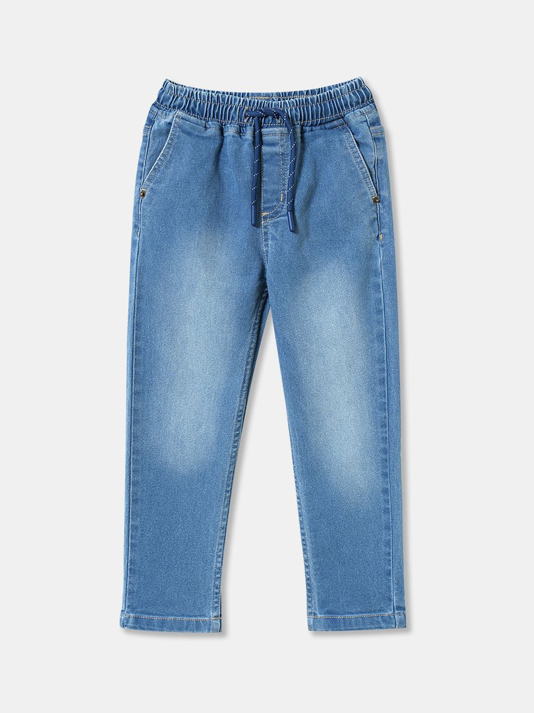 

R&B Boys Relaxed Fit Heavy Fade Jeans, Blue