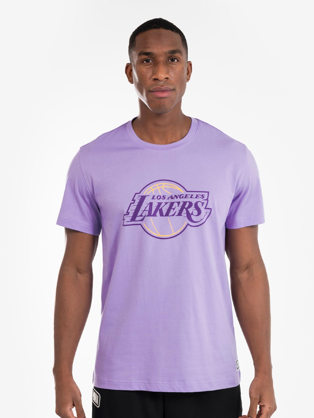 

Tarmak By Decathlon Unisex Purple Lakers Basketball T-Shirt