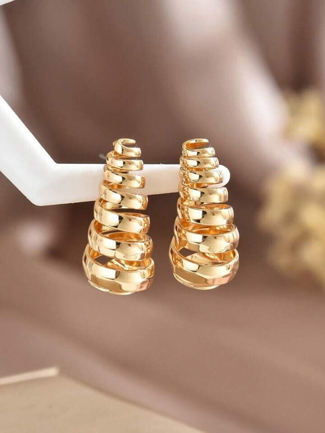 

Aviksha Creations Gold Plated Earrings