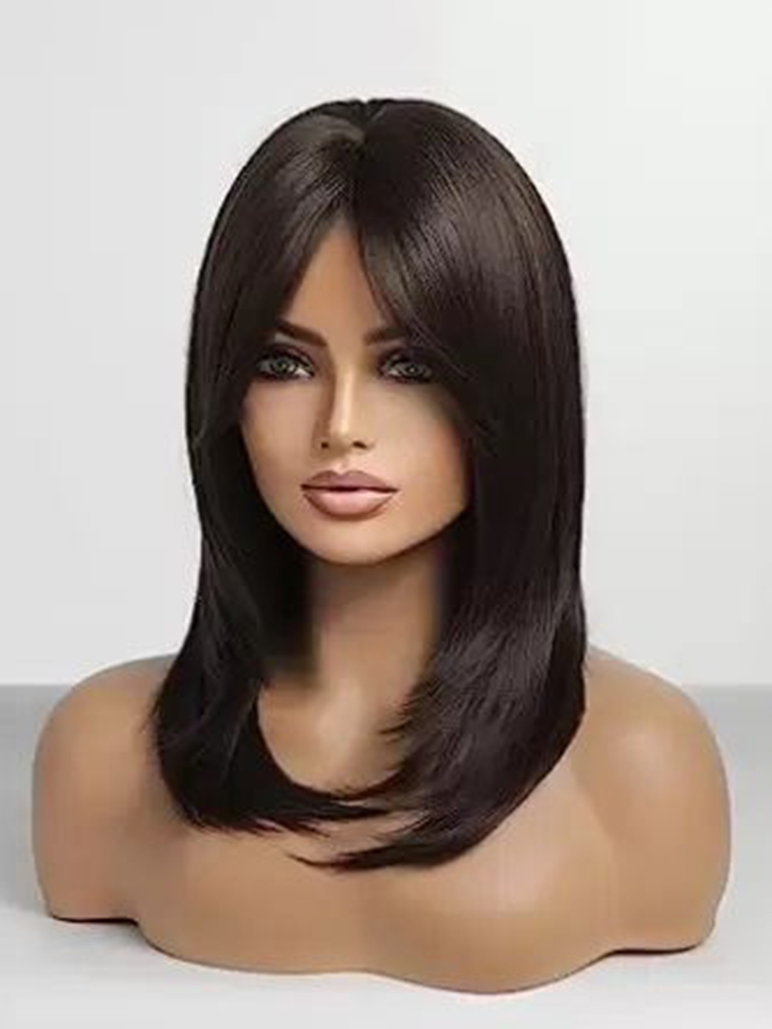 

camola deva Halo Toupee Straight Hair Extension - Black - 28 Inch