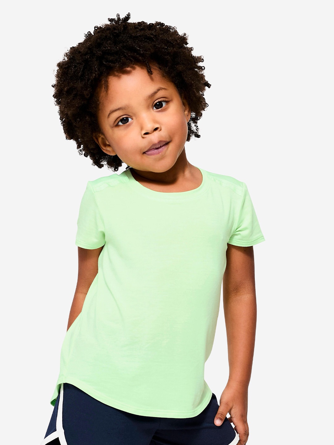 

Domyos By Decathlon Kids Baby Gym Lightweight Breathable T-Shirt, Green