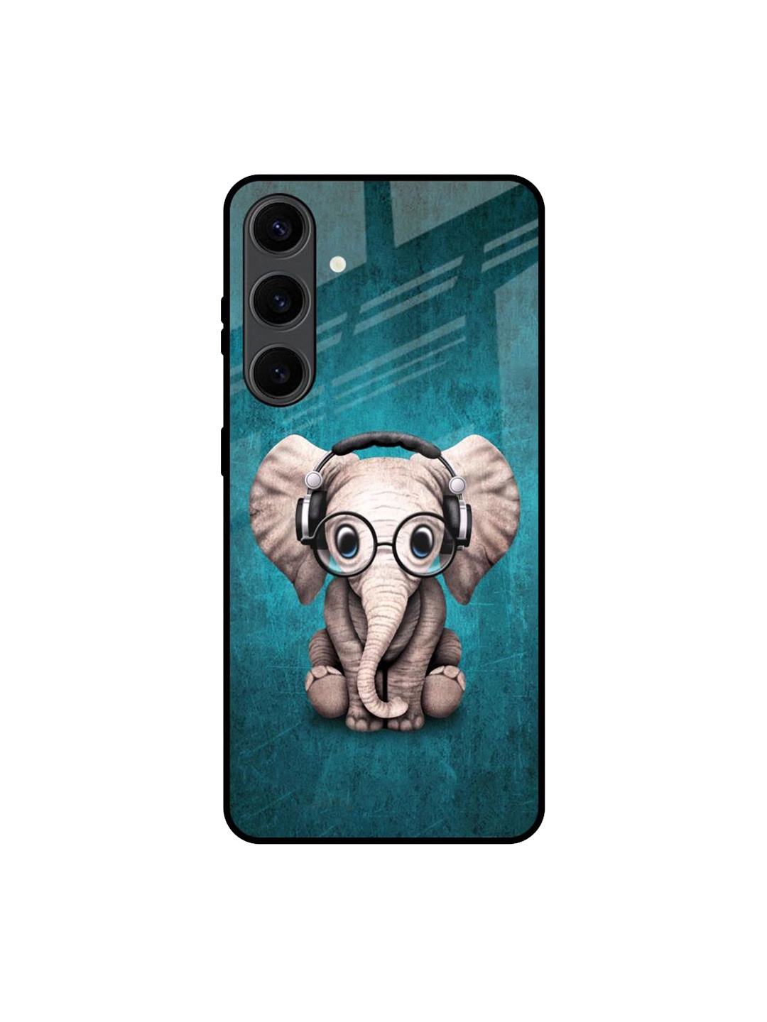 

QRIOH Adorable Baby Elephant Printed Samsung Galaxy S24 Plus Back Case, Blue