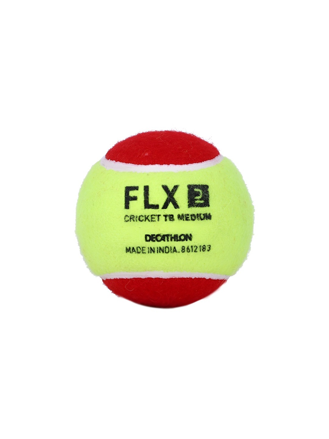 

FLX By Decathlon Medium Tennis Cricket Ball, Red