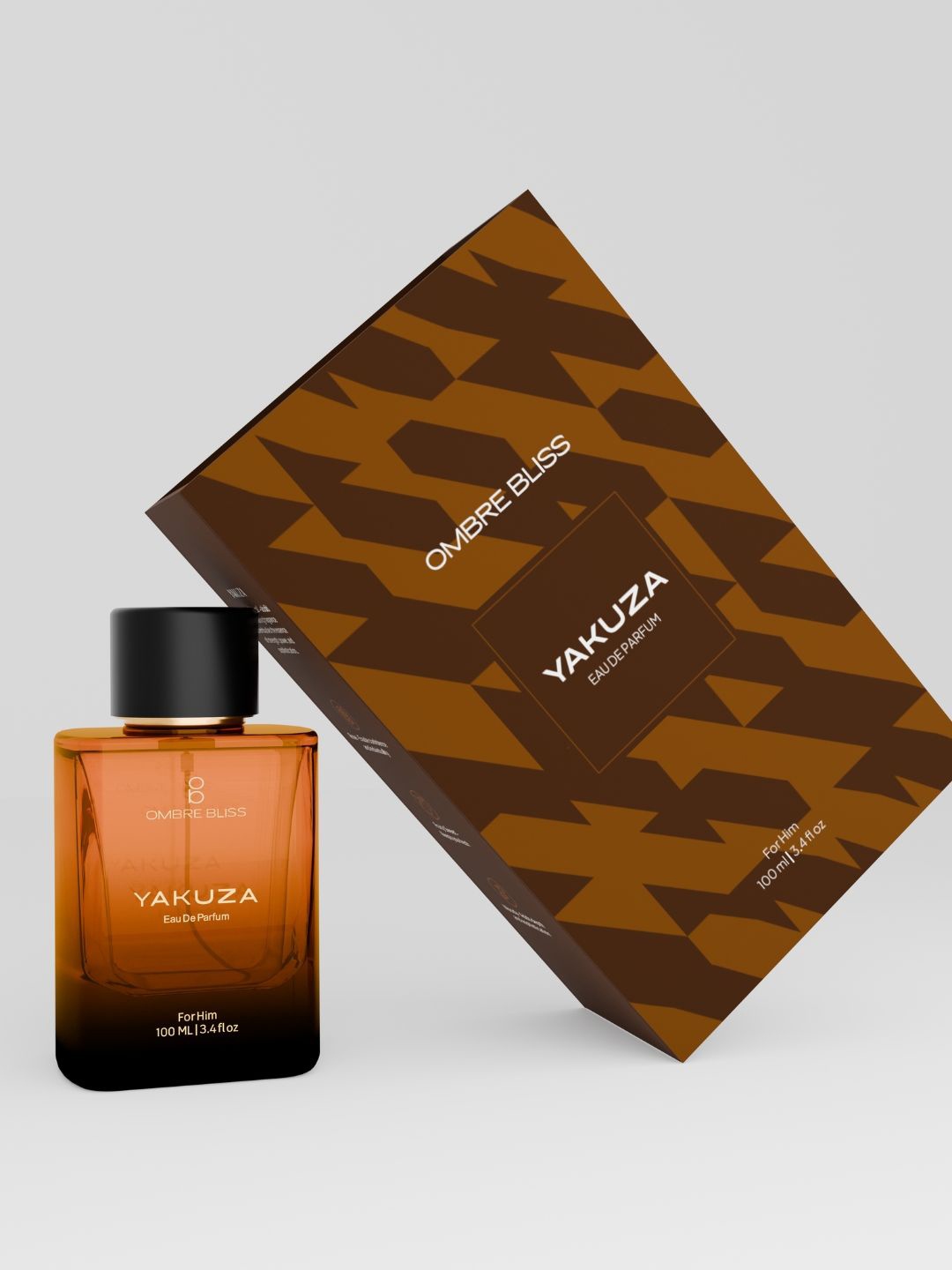 

OMBRE BLISS Men's Yakuza Long Lasting Eau De Parfum- 100 ml, Brown