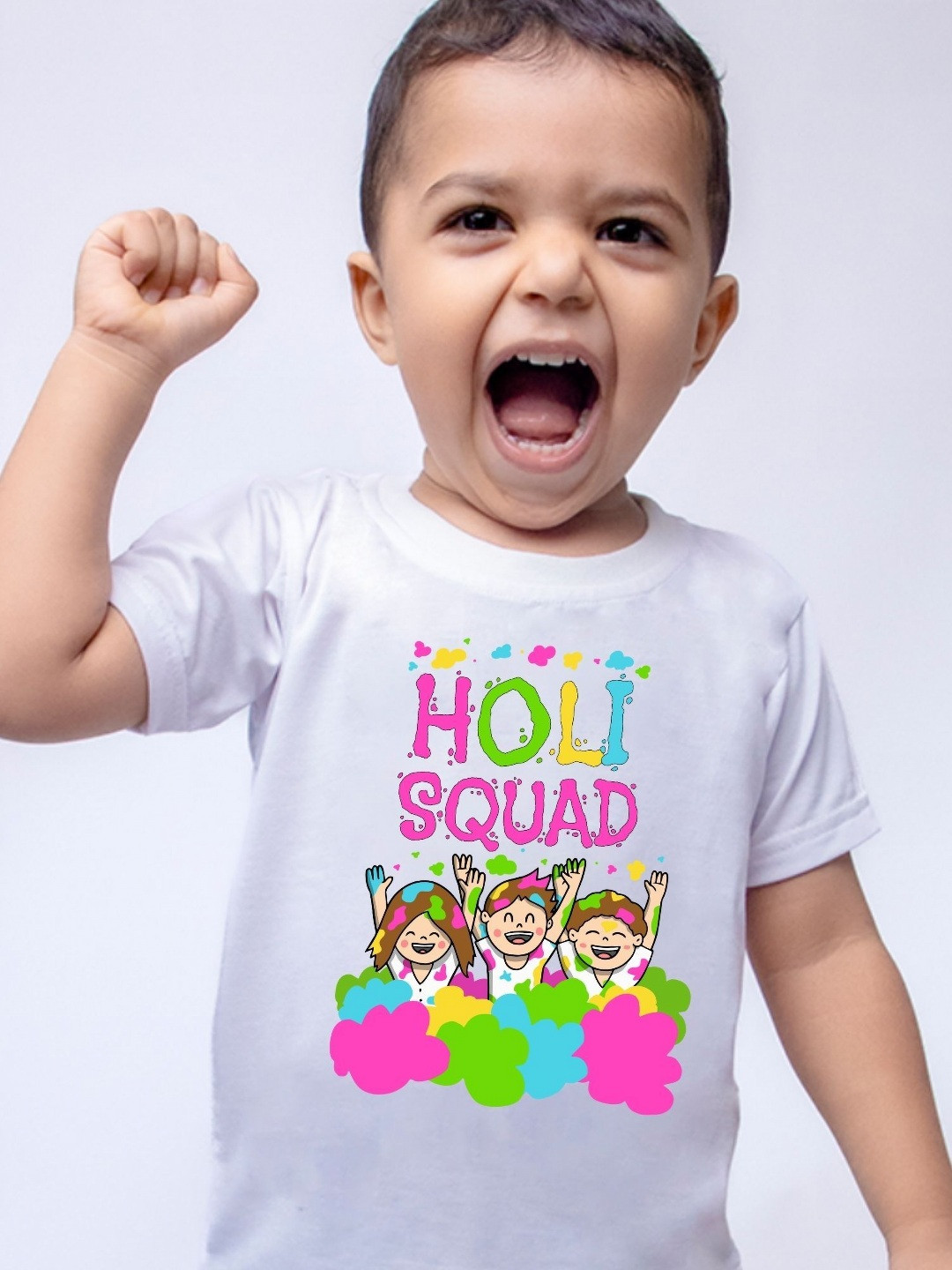 

KNITROOT Kids Printed Sublimation Pockets T-shirt, White