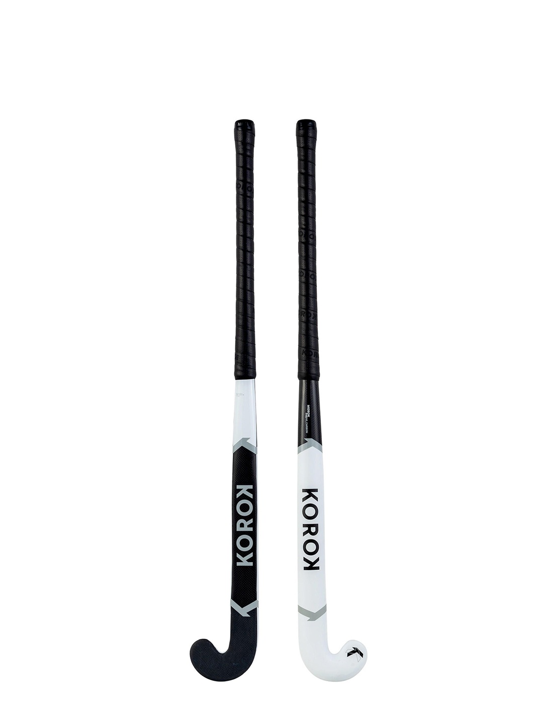 

KOROK By Decathlon Adult Intermediate Carbon Mid Bow Field Hockey Stick, White