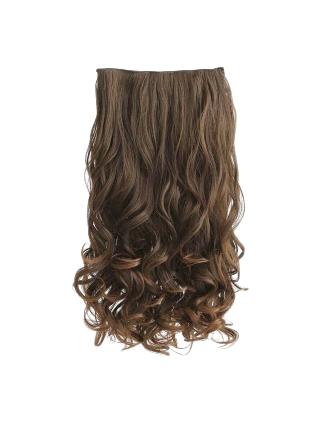 

camola deva 5 Clip Wavy Hair Extension - Brown - 22 Inch