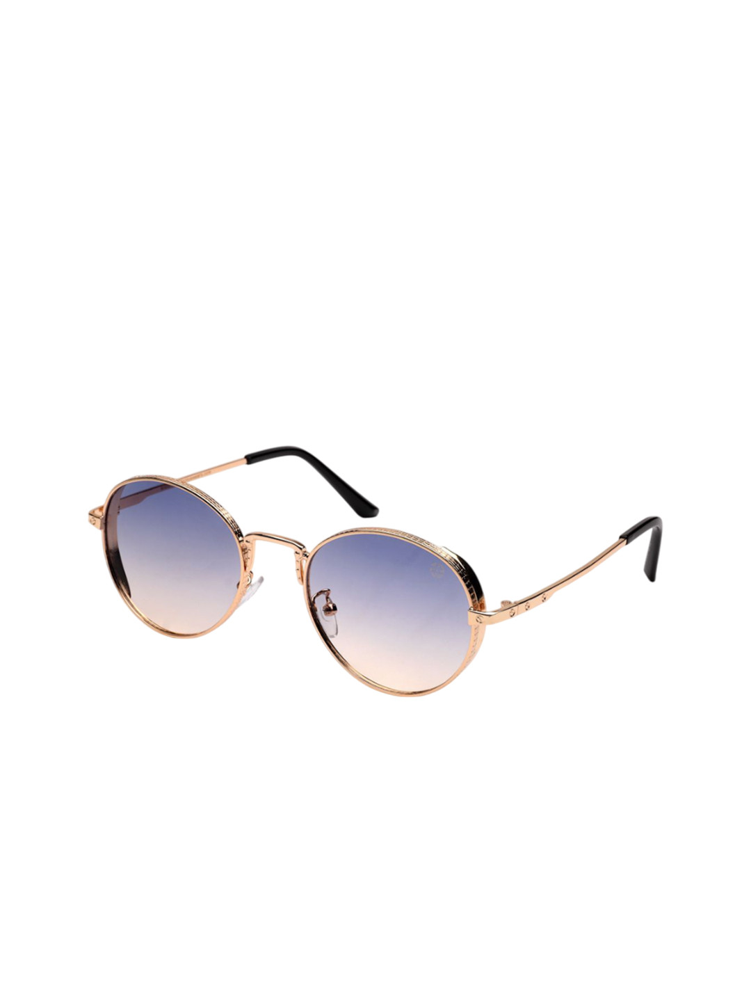 

HASHTAG EYEWEAR Men Oval Sunglasses with Polarised UV Protected Lens ICE-S2356-C1-Gradient, Grey
