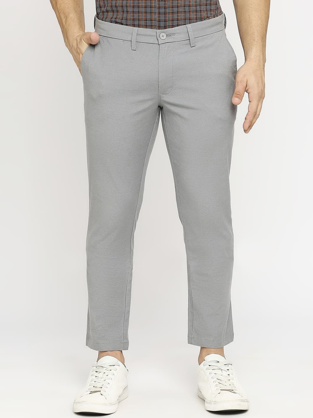 

Basics Men Comfort Trousers, Grey