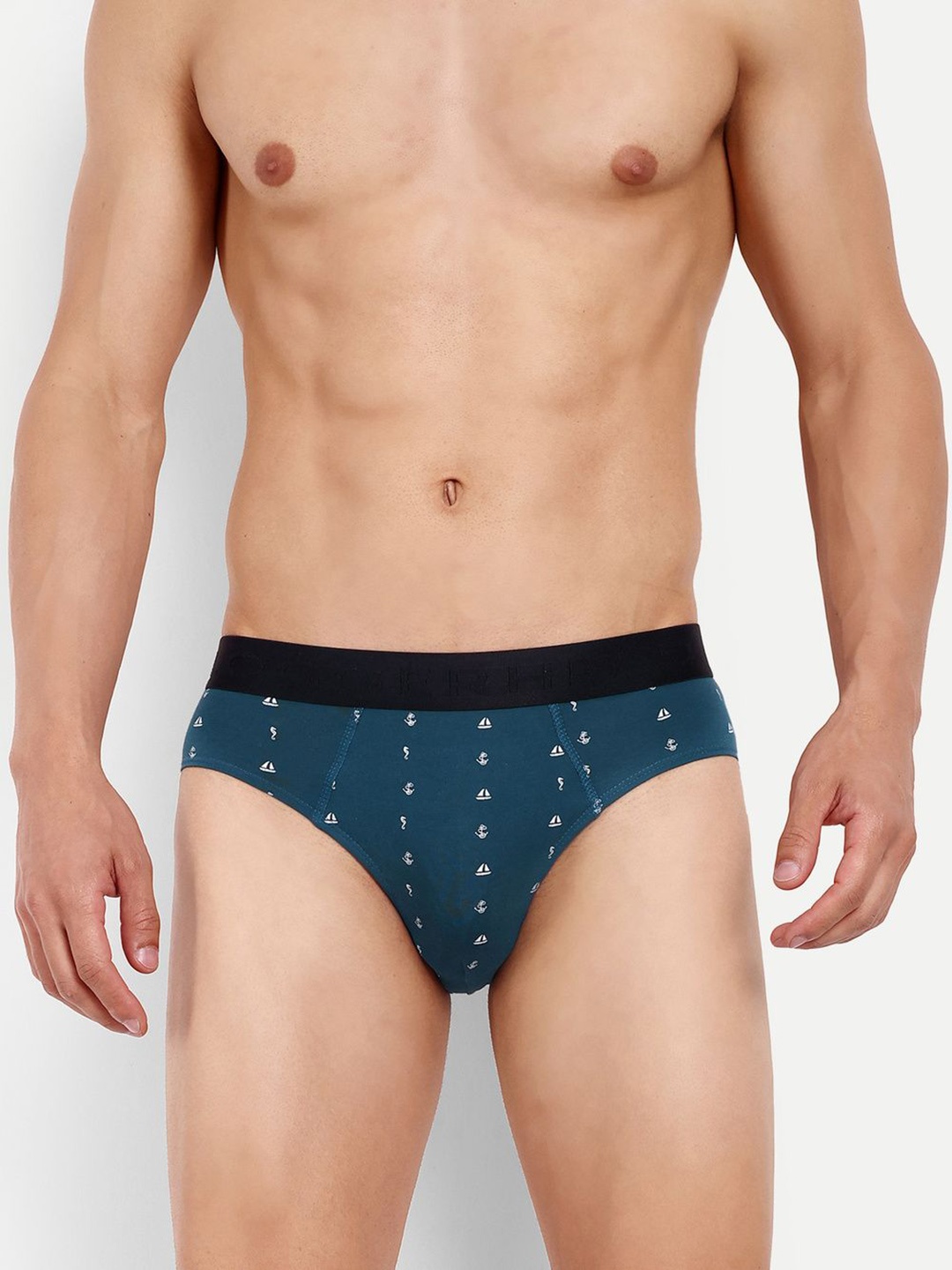 

LOGGERHEAD Printed Mid Rise Briefs - LHPB008-ROYALBLUE-Royal Blue