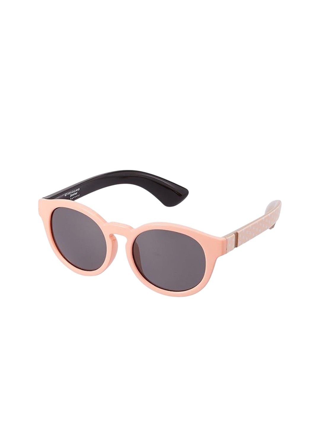 

GIORDANO Unisex Round Sunglasses with UV Protected Lens GJS002C004, Grey