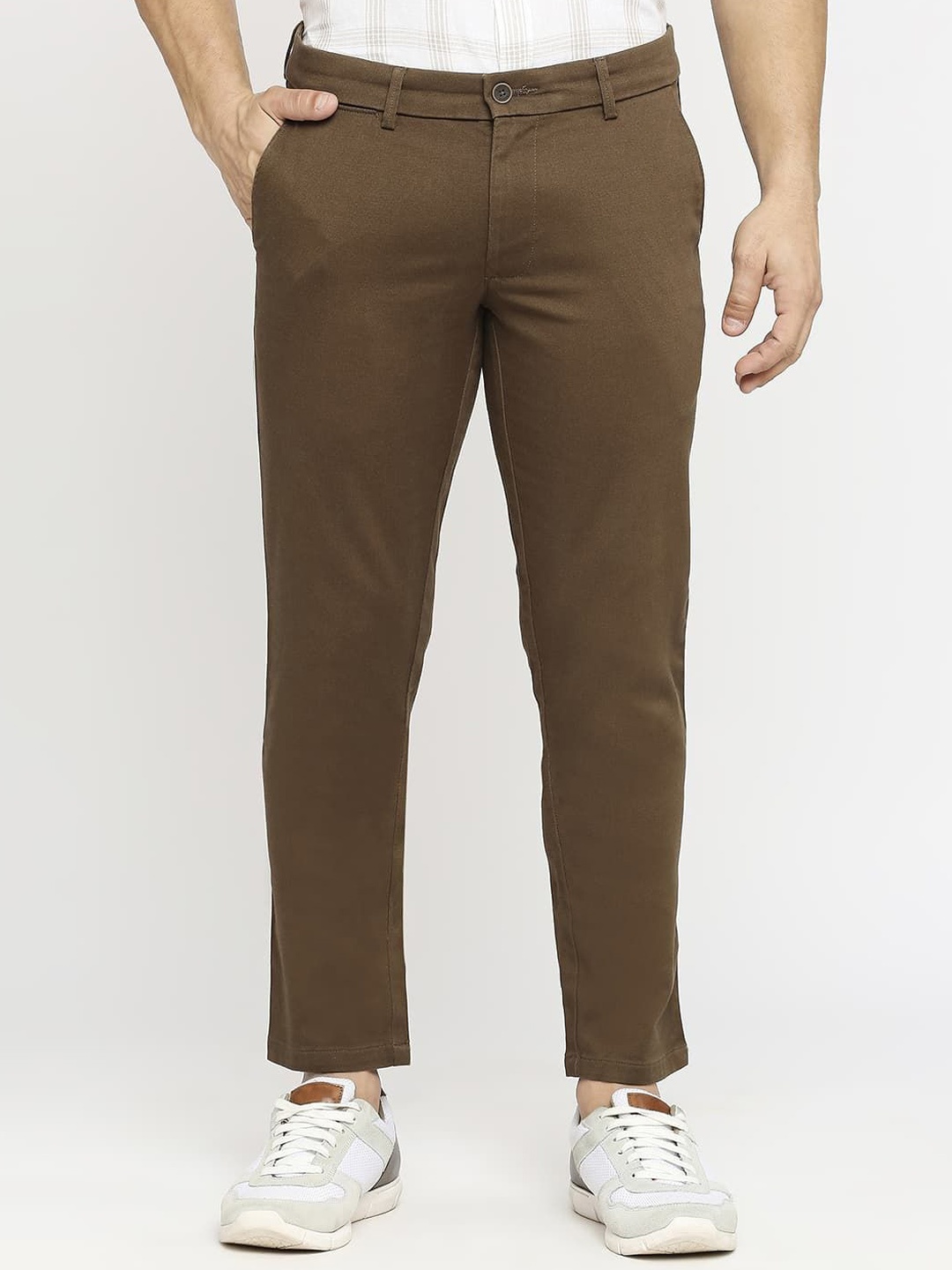 

Basics Men Comfort Trousers, Tan