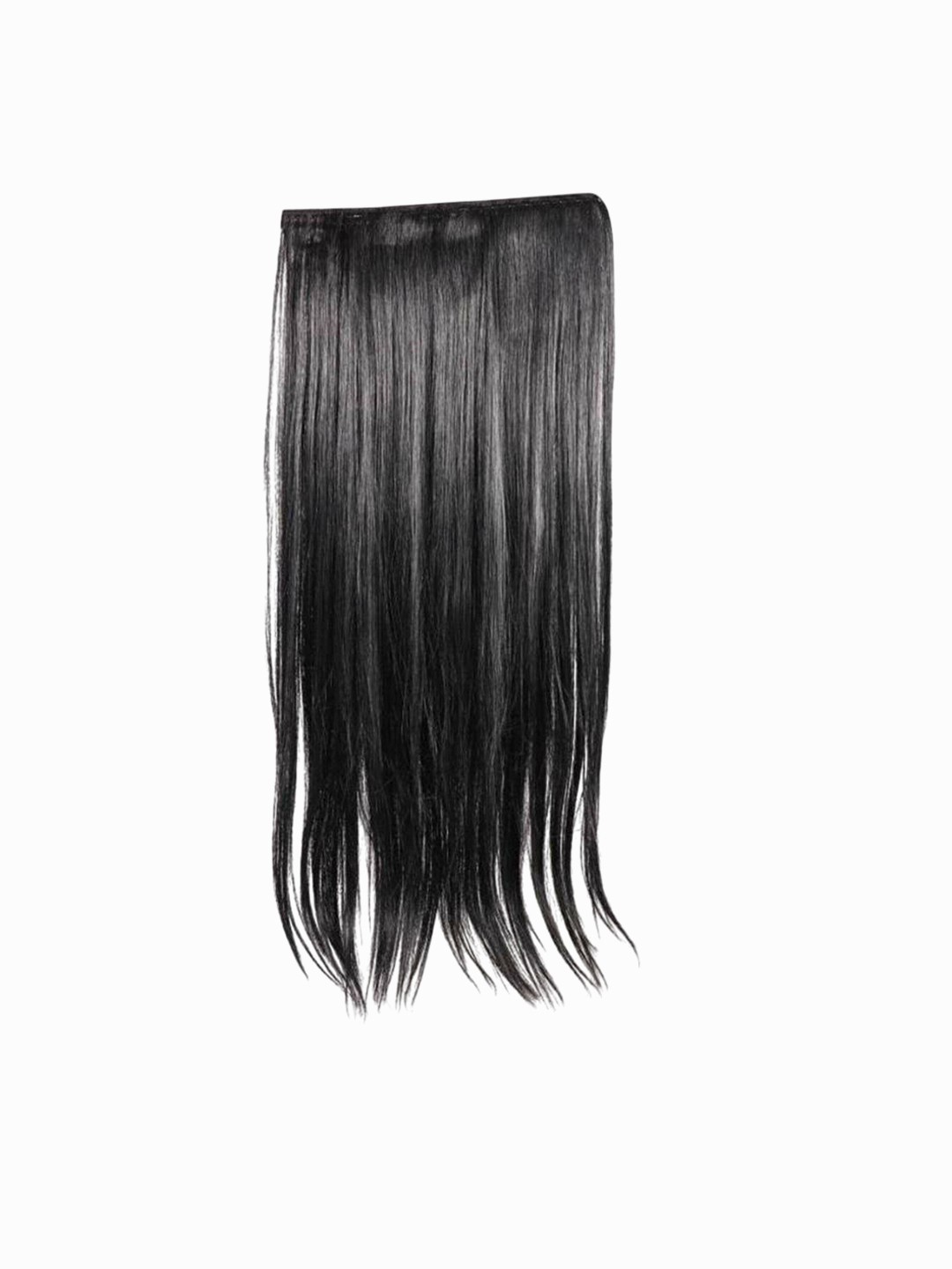 

camola deva Clip-In Straight Scalp Topper Hair Extension - Black - 60.96 cm