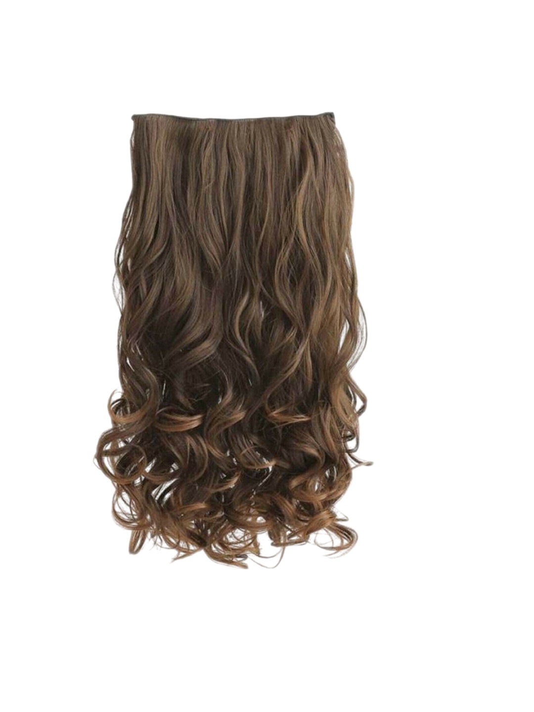 

camola deva Wavy Clip-In Hair Extension - 22 Inch - Brown