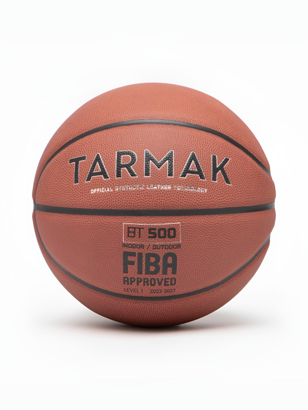 

TARMAK By Decathlon Printed Pebbled Basketball, Brown