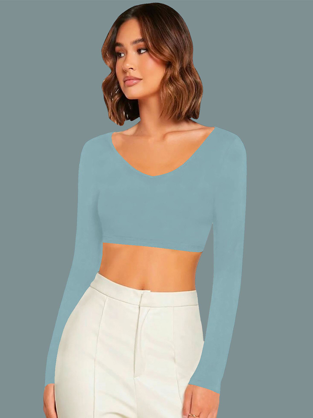 

Dream Beauty Fashion Crop Top, Teal