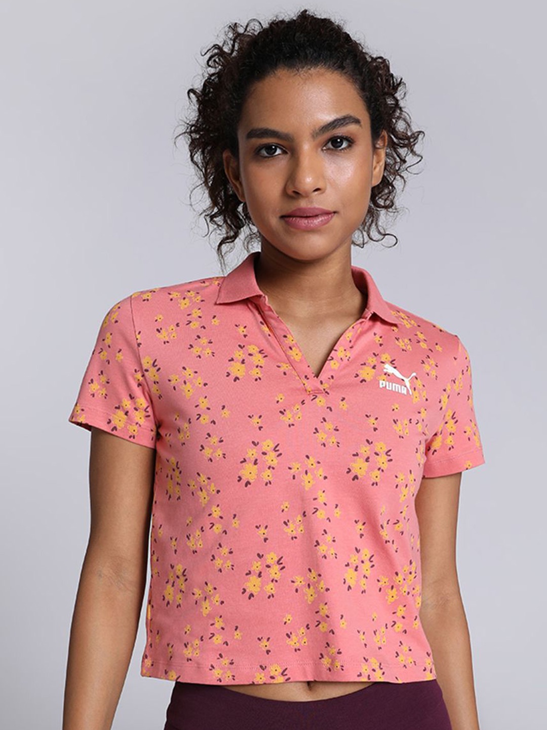 

Puma AOP Polo T-shirt, Pink