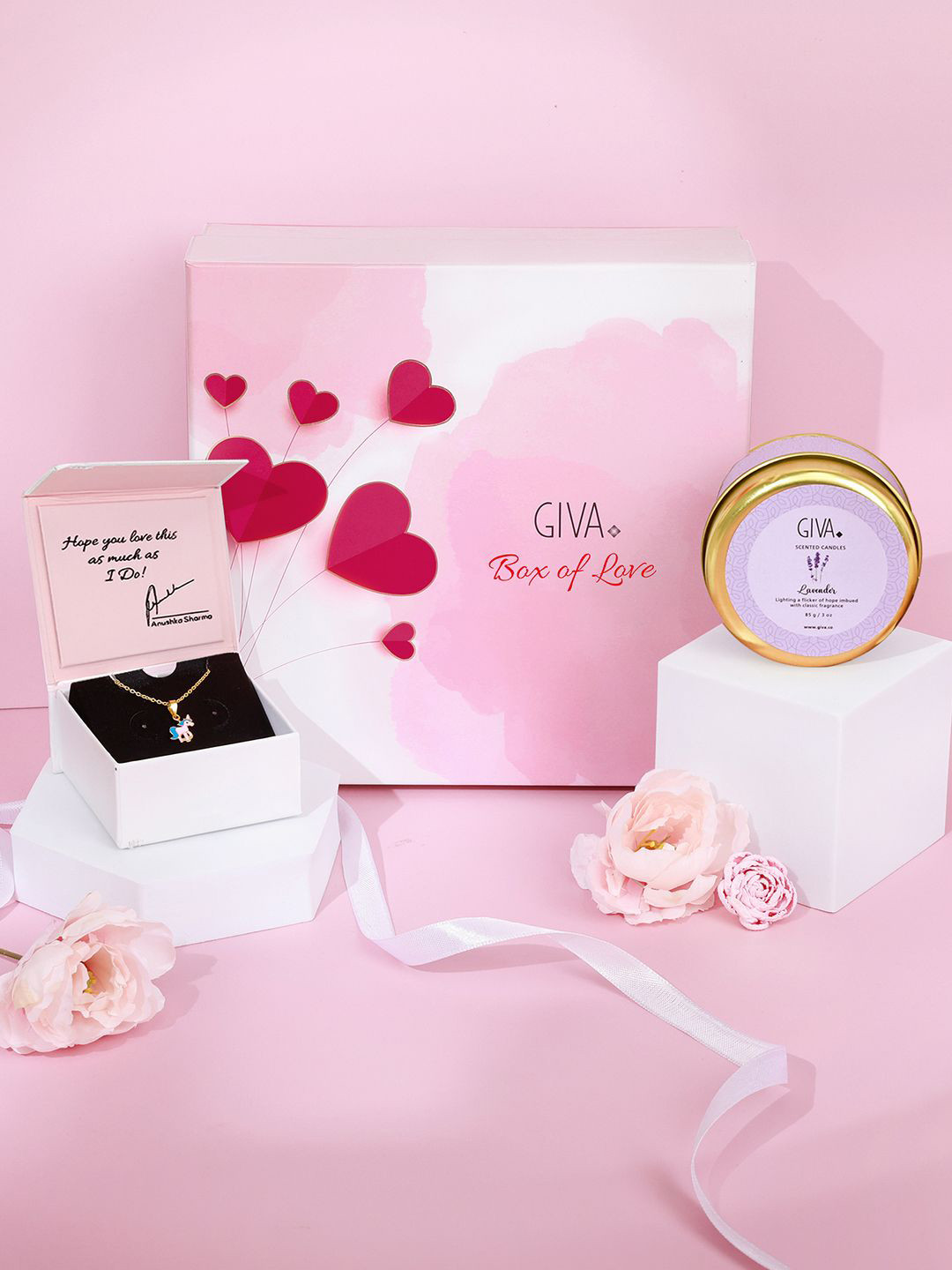 

GIVA Girls 925 Sterling Silver Precious Love Gift Box, Gold