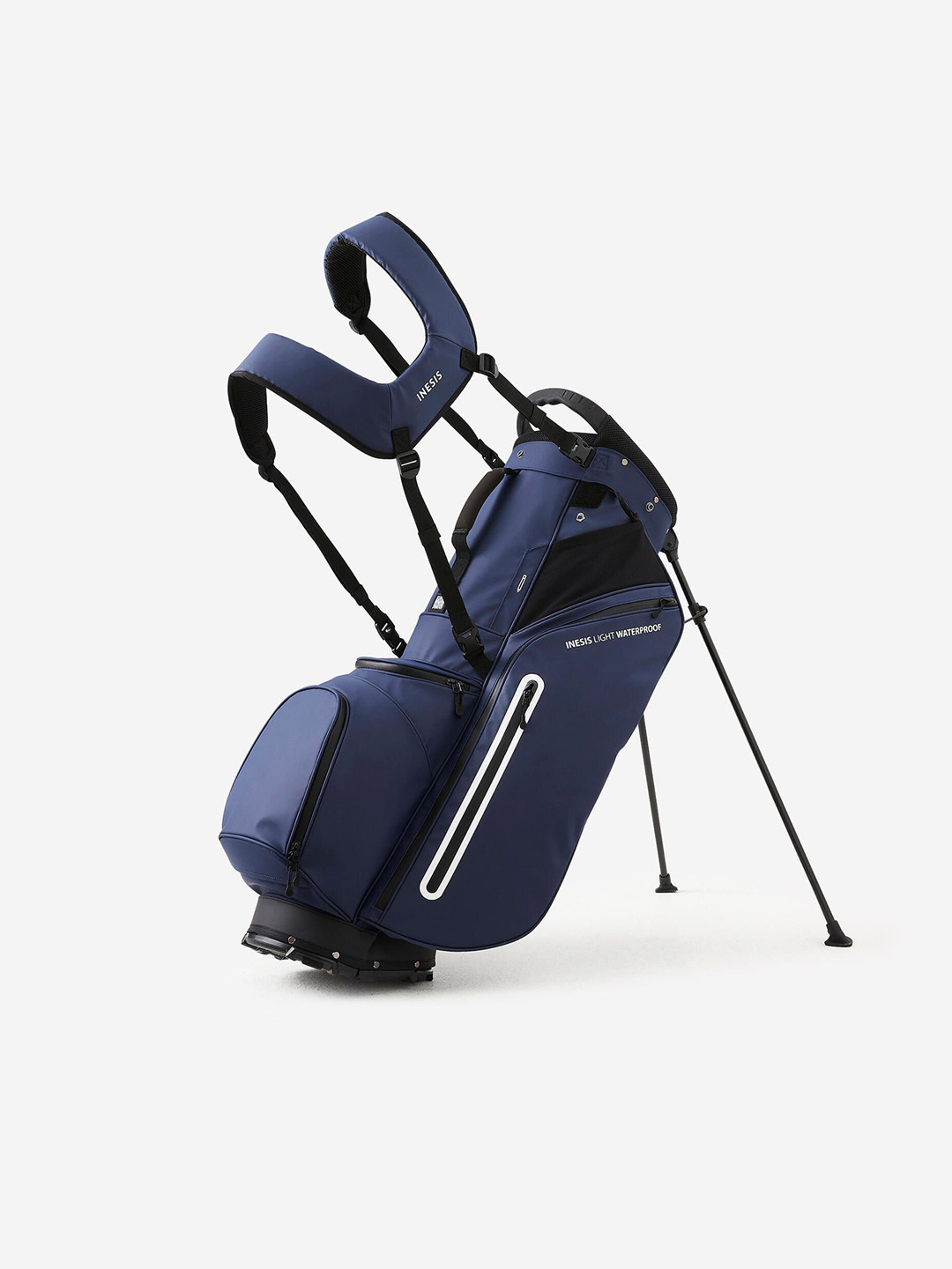 

Inesis By Decathlon Golf Waterproof Stand Bag, Navy blue