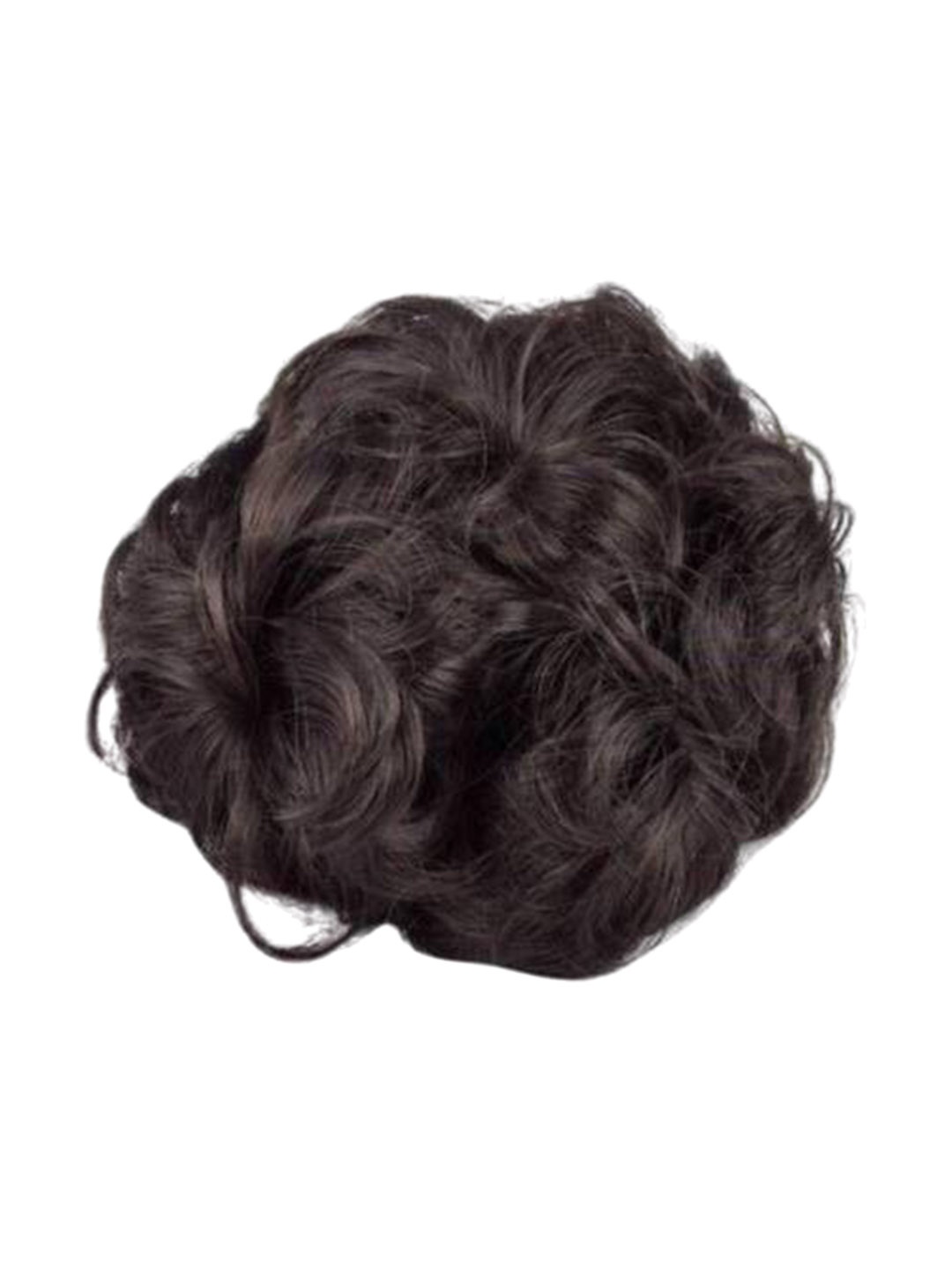 

camola deva Halo Wavy Messy Bun Hair Extension - Natural Brown - 5 Inch