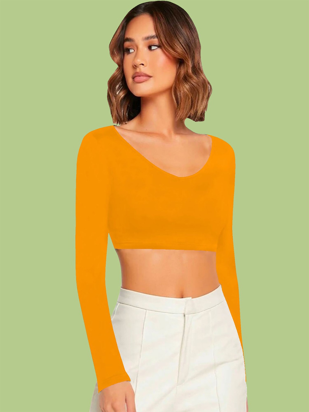 

Dream Beauty Fashion Crop Top, Yellow