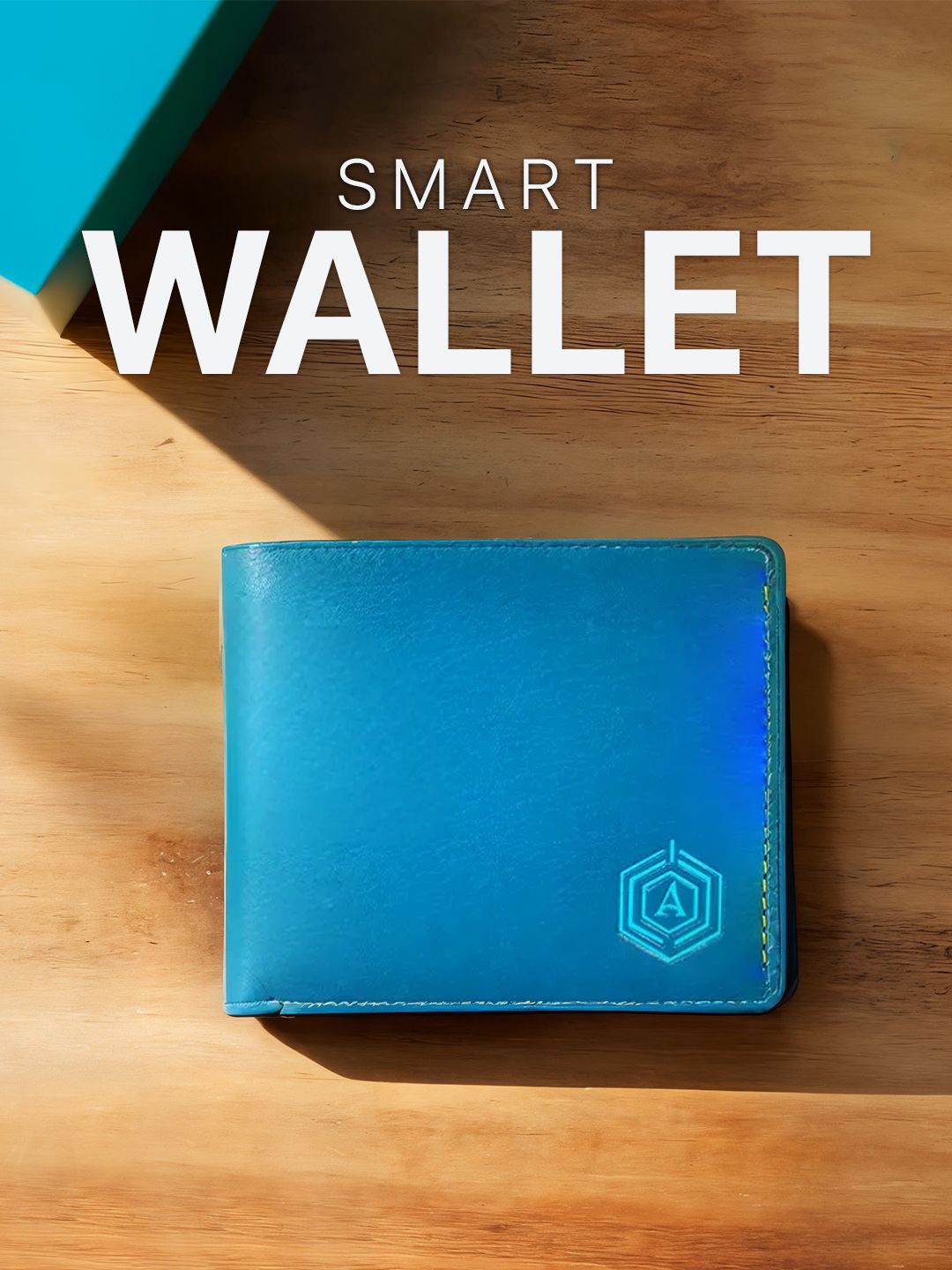 

ARISTA VAULT Men Colourblocked Leather Two Fold Wallet, Blue