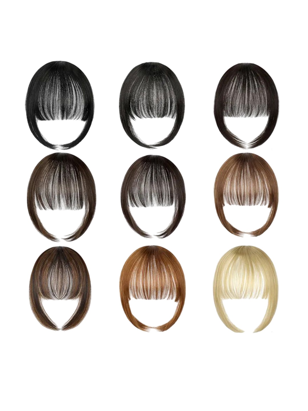 

camola deva Straight Clip-InHair Extension - Black- 6 Inch