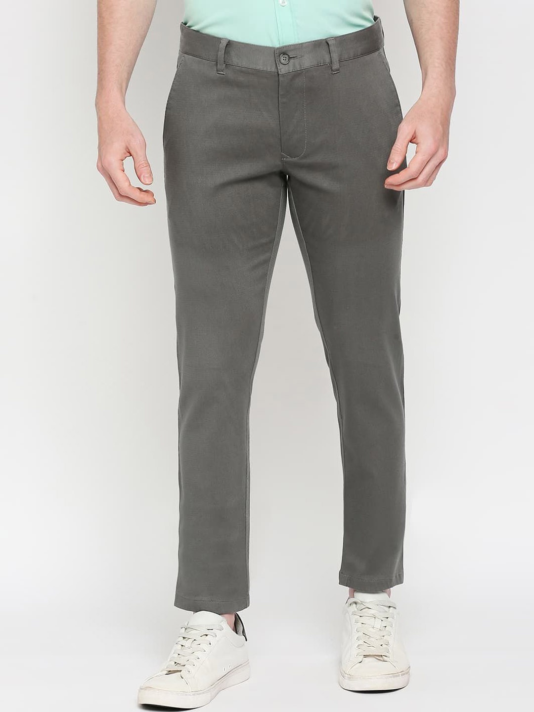 

Basics Men Comfort Trousers, Grey