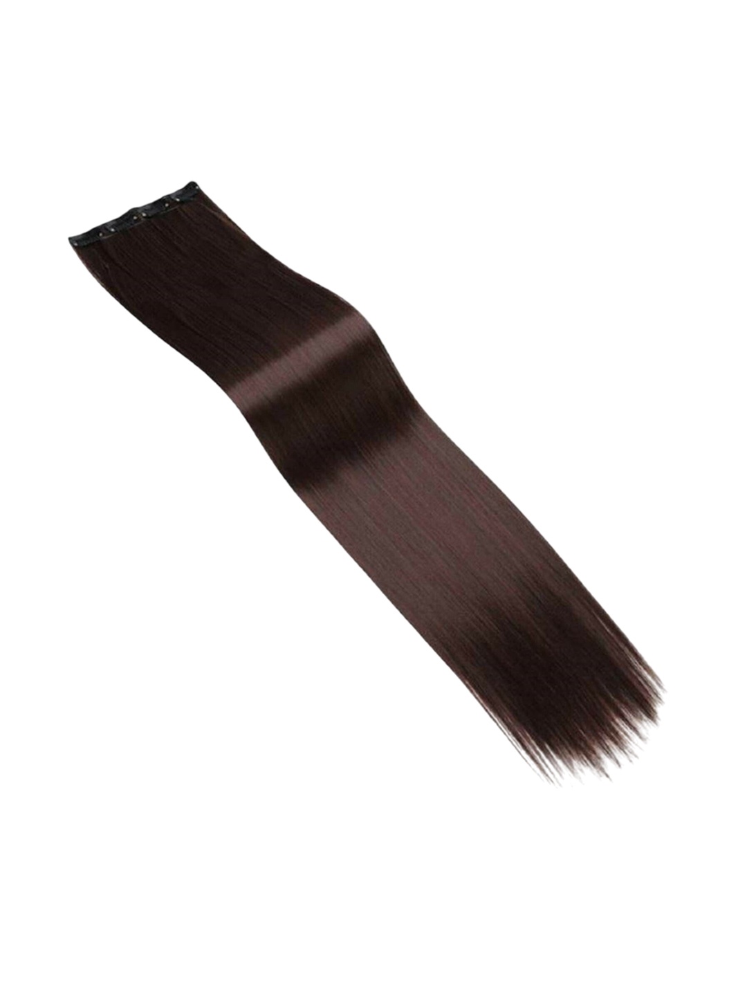 

camola deva Clip-In Ponytail Straight Hair Extension - Brown - 24 Inch