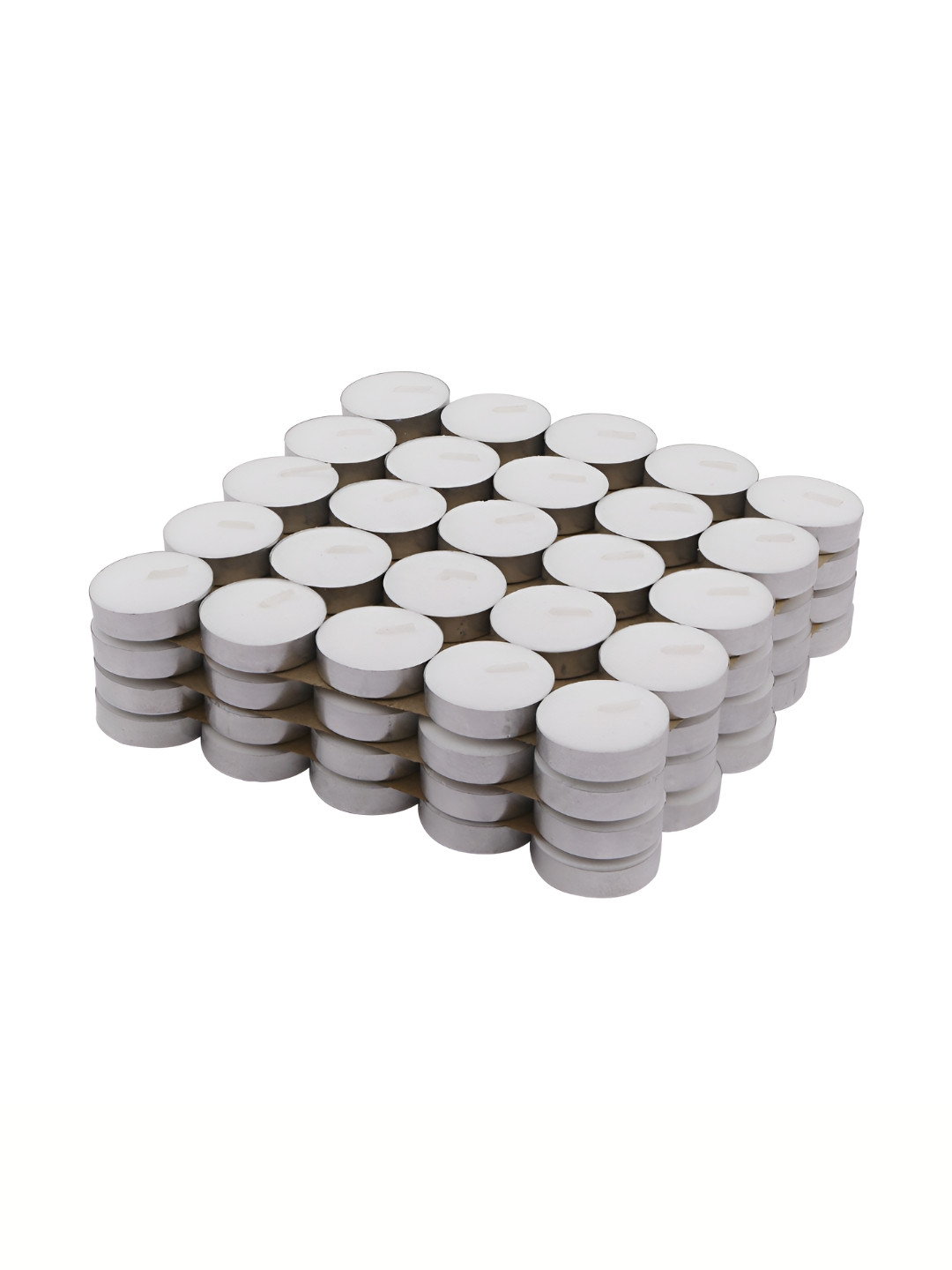 

TRUE DECOR White 100 pieces Tea Light Candle