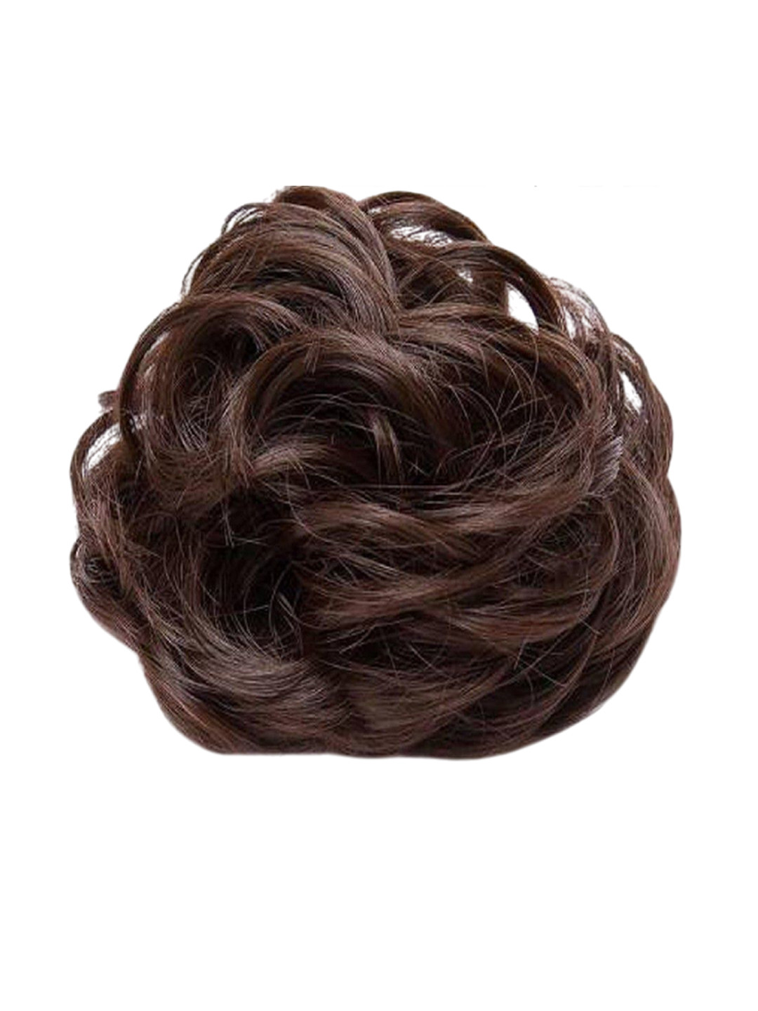 

camola deva Halo Wavy Bun Hair Extension- Brown- 5 Inch
