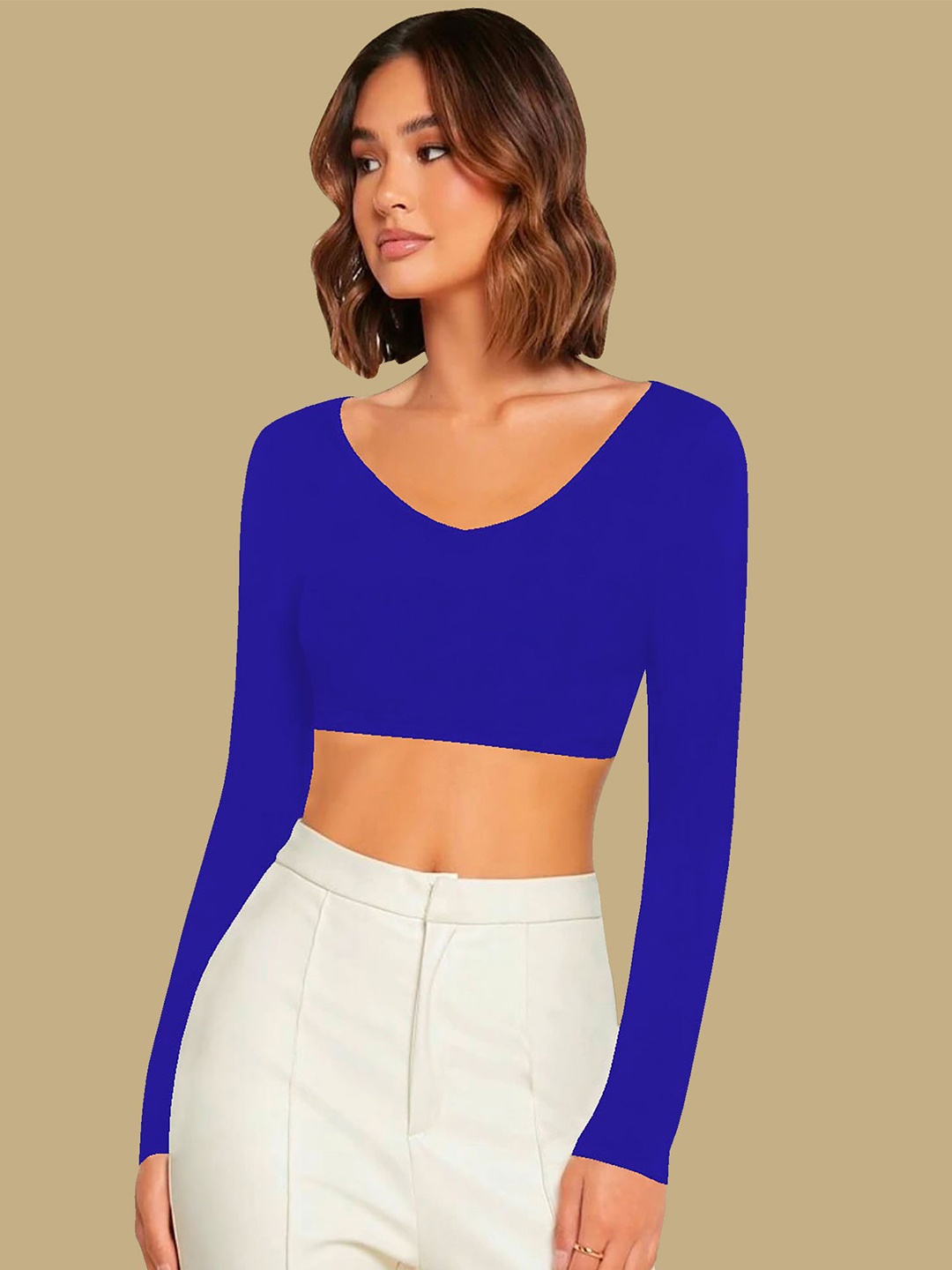 

Dream Beauty Fashion Crop Top, Blue